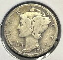 1921 マーキュリー シルバー ダイム グレード 良品 実際のコイン #3926