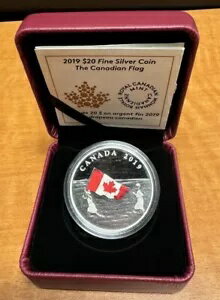 2019 $20 純銀貨 - カナダの国旗