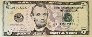 2013 $5 バースデーノート |ファンシー シリアル番号 (ML 19570321 K) 配布済み |珍しい宝石