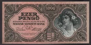 1945 年ハンガリー 1000 ペンゴ pic# 118a。ジェムUNC
