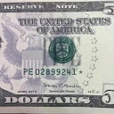 おお。 ?? 2017A FRN $5 ドルスター紙幣 ?? (リッチモンド「E」) ?? 未流通|詳細画像
