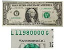 $1 FRN L、UNC コンディション、豪華なシリアル番号、MWR デジタル ギフト!クイック