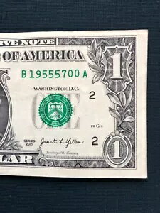 1955 年 5 月 7 日 - 19555700 誕生日記念 (1 ドル) 紙幣