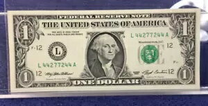 1993 $1 졼 ꥢֹ ե󥷥 UNCIRC졼 S/N ~ L 44277244 A