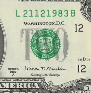 1983 ǯ 12  21  /Annv/Tomb Two$ Bill Fancy Serial# 衼åѷ L2112198...