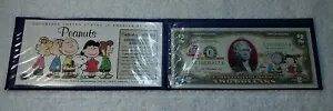 2013 年 カラー化されたピーナッツ & スヌーピー 米国 2 ドル紙幣