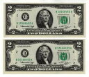 1976 年 $2 FRN ニューヨーク紙幣神父1935-B (BA ブロック) (2 連続) - 未流通