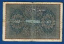 50 マルク 1919 ドイツ帝国、ドイツ紙幣、PECS BARANYA KOZTARSASAG 切手