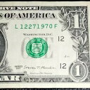 誕生日メモ 12271970 ファンシー シリアル番号 記念日 1970 年 12 月 27 日 12-27-70 $1