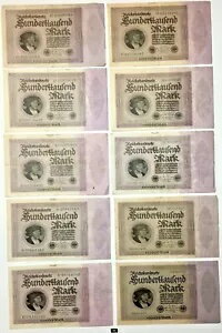 (10枚) *外貨* 紙幣「ドイツ」