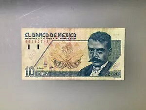 メキシコ 10 ペソ 1992 流通