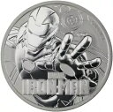2018-P ツバル $1 マーベル アイアンマン 1 オンス .9999 ファイン シルバー BU コイン