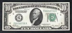 FR。 2000-F 1928 $10 フランス連邦準備制度理事会メモ、ジョージア州アトランタ、未配布について