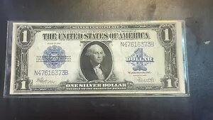 1923 年 1 ドル紙幣、銀証、大型紙幣 - 未流通