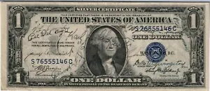 1935A $1 米国銀証明書 - S76555146C - 第二次世界大戦のショート スナーター