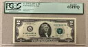 ファンシー シリアル番号 2 ドル紙幣 - 「ジェームズ ボンド」バイナリ - 2009 非流通 PCGS65 PPQ