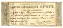 1855 Ladies' Collegiate Institute、マサチューセッツ州ウースター $50 紙幣 UNL (59917)