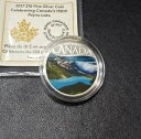 レア 限定 ミント 2017 $10 カナダ 150TH ペイトー レイク アルバータ 上質銀貨