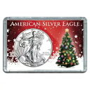 2011 $1 アメリカン シルバー イーグル クリスマス ツリー デザイン ホリデー ホルダー