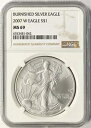 2007-W $1 バーニッシュ アメリカン シルバー イーグル NGC MS69(3)