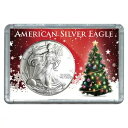 2004 $1 アメリカン シルバー イーグル クリスマス ツリー デザイン ホリデー ホルダー
