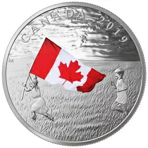 2018 $20 純銀貨 - カナダの国旗
