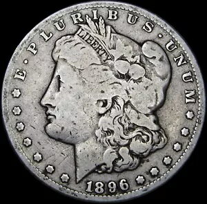 1896-S モルガン ダラー シルバー ---- 素敵な米国コイン ---- #S239