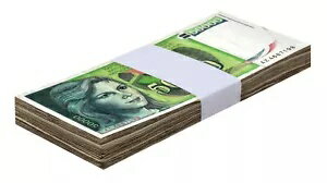 ユーゴスラビア 50000 ディナラ、1988、P-96、中古 X 100 PCS バンドルパック