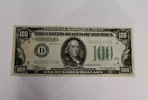 1934 ǯ 100 ɥ 100 ɥϢˮԷ FRN ꡼֥ D03240376A BILL