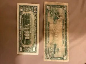 $20 3-c 1914 米国連邦準備銀行券