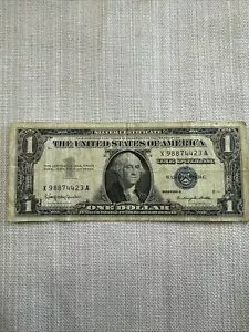 1957B 銀貨 1 ドル証明書