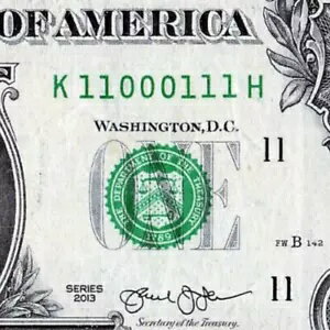 True Binary Five of a Kind 1s ե󥷡 ꥢֹ K11000111H Хå ץ졼 111 ϶ ...