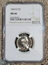 1960 D NGC 5C ジェファーソン ニッケル NGC 価値は 130.00 ドルです。光沢のある美しいコインです。