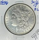 1896 モーガン シルバー ドル ~ SL/UNC P.L. ~ナイスコイン~ REF #D/S(3)