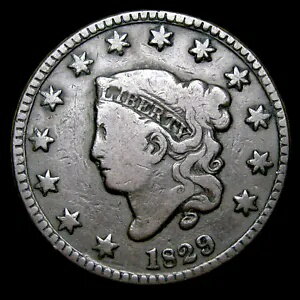 1829 Coronet Head Large Cent Penny ---- Nice Condition Type Coin ---- #RR979商品について製造国/地域 米国コインコロネットヘッド認証未認証ストライク型ビジネス造幣局の所在地 フィラデルフィア1829年循環/非循環 循環額面ラージセント注意事項※以下の注意事項をご理解のうえ、ご購入ください■ 鑑定済みコイン・紙幣について各種コイン・紙幣の鑑定機関（NGC、PCGS、PMGなど）は、収集品の真贋鑑定およびグレーディングを行う専門機関です。鑑定後の商品は、専用ケース（スラブ）に封入され、状態を示すグレードが付与されます。■ グレードについてグレードはコイン・紙幣自体の状態を評価するものであり、ケース自体の品質や状態を保証するものではありません。製造・輸送時の影響により、以下のような状態が発生する場合がございます。- 軽微なスレ傷・拭き傷（特に光の角度で見えるもの）- ケース内部のホコリ・小さな異物（鑑定機関の検品基準を満たしている場合）- ラベルのズレ・わずかな傾きこれらは鑑定機関の基準内であり、返品・交換の対象とはなりませんのでご了承ください。■ ラベルの種類について各鑑定機関では、コイン・紙幣の状態や鑑定の結果に応じて異なるラベルが付与されます。- 通常ラベル（Standard/Regular）：一般的なグレード付き鑑定済みコイン・紙幣- オーセンティック（Authentic）：グレードなしで真贋のみ保証- 詳細グレード（Details）：クリーニング跡やエッジのダメージがあるが本物と認定- 特別ラベル（Special Label）：記念版や特定のデザインの限定ラベル - 例：NGC「Early Releases」「First Releases」、PCGS「First Strike」 などグレードやラベルの種類は、商品画像および説明文をご確認のうえ、ご購入ください。■ 在庫状況について当店の商品は海外から取り寄せております。ご購入のタイミングによっては在庫切れとなる場合がございます。その際はご連絡のうえ、ご注文をキャンセルさせていただく場合がございますので、あらかじめご了承ください。■ ご注文後のキャンセルについてご注文と同時に商品のお取り寄せを開始するため、お客様都合によるキャンセルは承っておりません。■ 配送についてお届けまでに通常2〜3週間ほどかかります。海外の祝日や天候、税関手続きにより通常より配送が遅れる可能性がございます。■ 保証について商品説明に英語で「保証（warranty）」と記載があっても、日本国内では適用されませんのでご了承ください。 当店では、商品到着後7日以内の初期不良に限り、対応させていただきます。 （返品規約の詳細については、楽天市場内の会社概要欄下部をご参照ください。）■ 商品の色・素材感について撮影環境やモニター設定により、実際の商品と色味や質感が異なる場合がございます。■ 価格変動について希少性の高い商品は市場価格の変動により、追加料金をお願いする場合がございます。追加料金に同意いただけない場合には、ご注文のキャンセルが可能ですので、ご安心ください。■ その他サービスについて海外製品の輸入代行も承っております。ショップに掲載されていない商品でもお探し可能ですので、お気軽にご相談ください。尚、業者販売（業販）や複数購入の場合、割引対応も可能です。ご希望の方はお問い合わせください。