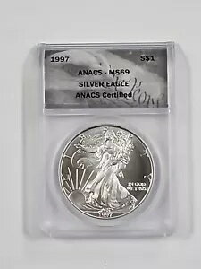 1997 シルバー イーグル ANACS MS69(3)