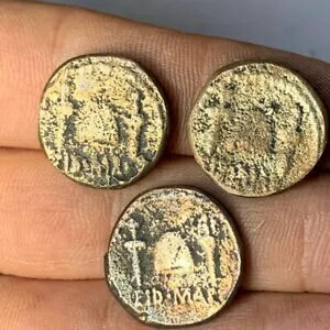 古代ブルータス ローマン シルバー コイン デナリウス イード マール ロット 3 非常にレア