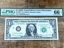 $1 1969D 連邦準備銀行券 1907-C フィラデルフィア PMG 66EPQ - ロー シリアル 98 セット
