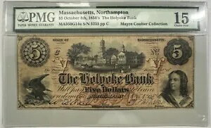 1850 ǯΥޥ塼åĽΡץȥ - $5 ۡ衼 - PMG 15 NET - Ǥ