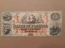 1864 年 $3.00 フロリダ州タラハシー廃止メモ