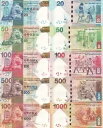香港 20 50 100 500 1000 ドル 2014 P 212d-216d UNC HSBC セット 5 個
