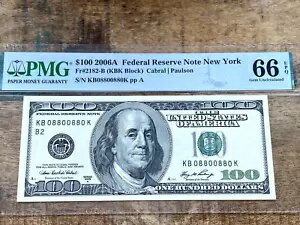 $100 2006A ˥塼衼 PMG 66EPQ 졼 ԡ եåѡ  ꥢ 08800880