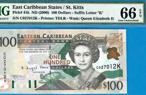 쥫ֳ/ K ȥå-100$-2000-ԥå 41k **PMG 66 EPQ GEM UNC**