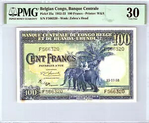 ٥륮  100 ե1952  1953 ǯԥåֹ 25a ʾ PMG 졼 30 VF 