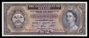 ベリーズ P34a、紙幣