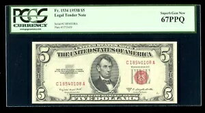 DBR 1953-B $5 ˡ˾п1534 CA ֥å PCGS 67 PPQ ꥢ C18540108A