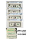 $1 一致するシリアル番号 4 個セット (00000709) PCGS グレード 66/66/66/55 宝石 UNC