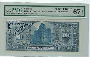 1888ǯ $10 ʥȶ 751420BP PMG 67 EPQ Хå ץ롼 Τκǹ