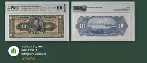 1906 メキシコ Banco de GUERRERO 10 ペソ S299b PMG 66 EPQ.TOP POP ??最高級の既知