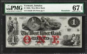 쥢 1860 ǯ $1 ٤ - ޥСȽ -  С Х - PMG 66 EPQ